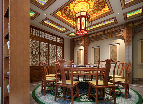 蒸湘中式古典风格家居装修设计效果图