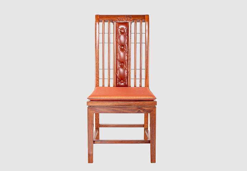 蒸湘芙蓉榭中式实木餐椅效果图