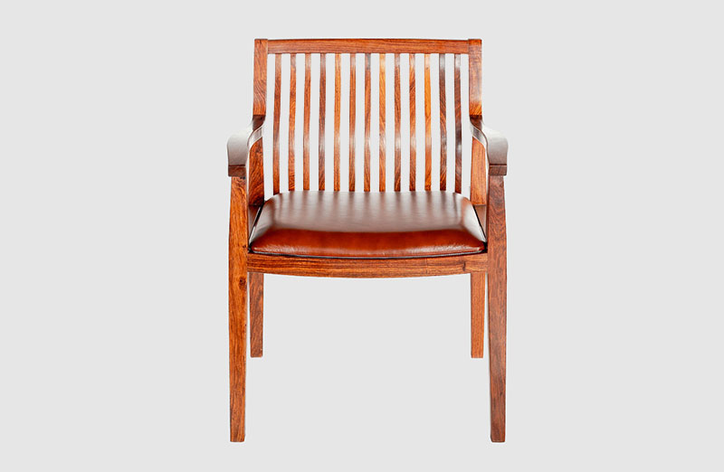 蒸湘中式实木大方椅家具效果图